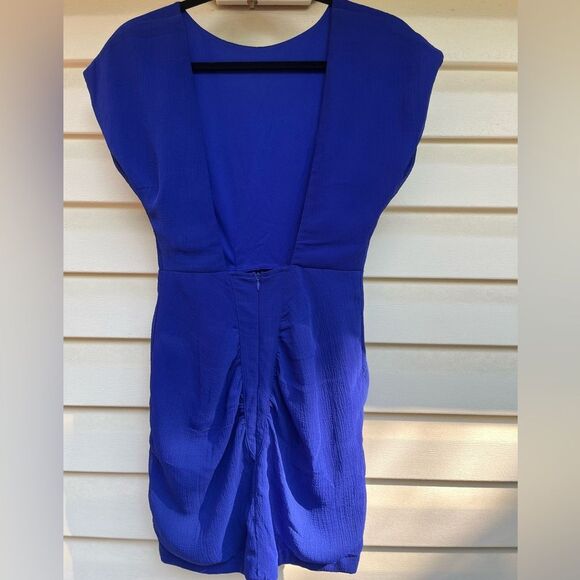 Urban Outfitters Silence & Noise bright blue sleeveless mini dress. Bare back, 2 - Picture 3 of 10